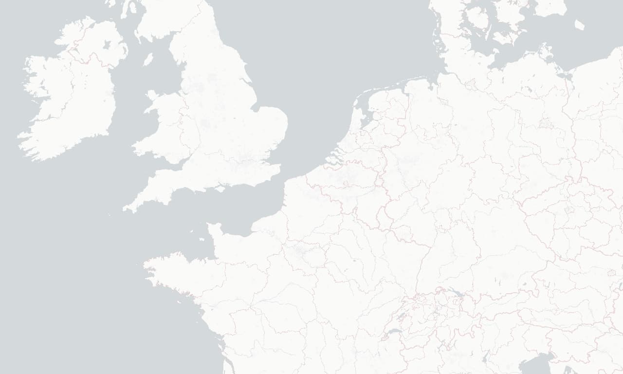 Carte de l'Europe de l'Ouest — implantations Moebius à Reichshoffen et Suresnes